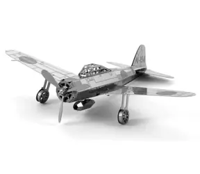 Puzzle 3D Metal Earth Myśliwiec Mitsubishi Zero / 15 elementów / od 14 lat