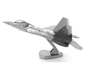 Metal Earth Puzzle 3D Samolot myśliwski F-22 Raptor / 8 sztuk / od 14 lat