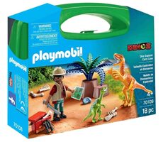 Playmobil® Dinos 70108 Dino odkrywca - walizka / Liczba elementów: 18 / od 4 lat