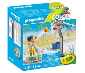 Playmobil® Color 71516 Łyżwiarz z koszykówką / Ilość elementów: 15 / od 6 lat