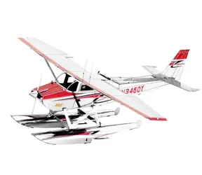 Puzzle 3D Metal Earth Cessna 182 Hydroplan / 31 elementów / od 14 lat