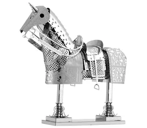 Puzzle 3D Metal Earth Zbroja konia / 34 elementy / od 14 lat