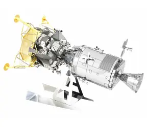 Puzzle 3D Metal Earth Apollo CSM z modułem księżycowym / 104 elementy / od 14 lat