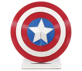 Puzzle 3D Metal Earth Avengers: Tarcza Kapitana Ameryki / 13 sztuk / od 14 lat