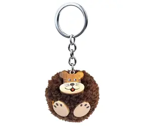 2Kids Toys Drewniany breloczek z pomponem Tygrys / od 3 lat