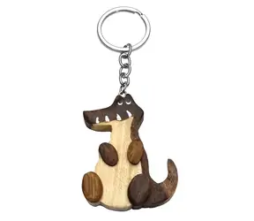 2Kids Toys Drewniany brelok do kluczy, duży krokodyl / od 3 lat