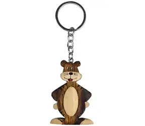 2Kids Toys Drewniany breloczek do kluczy duży Tygrys / od 3 lat