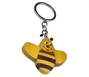 2Kids Toys Drewniany brelok do kluczy duża pszczoła / od 3 lat