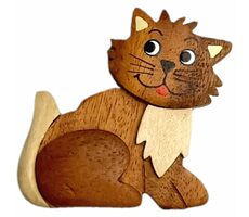 2Kids Toys Drewniany magnes duży Kot