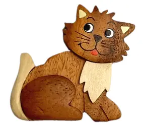 2Kids Toys Drewniany magnes duży Kot
