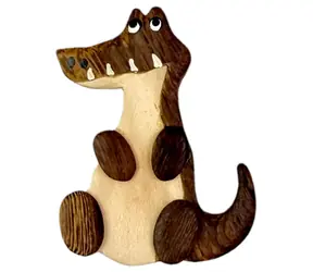 2Kids Toys Drewniany magnes duży krokodyl