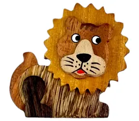 2Kids Toys Drewniany magnes duży lew