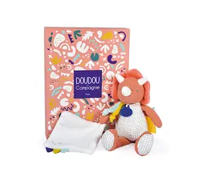 Doudou Zestaw upominkowy - dinozaur z kocykiem 25 cm / od 0 lat