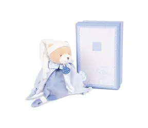 Doudou Zestaw upominkowy - Zabawka-miś-smoczek 17 cm / od 0 lat