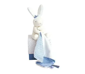 Doudou Zestaw upominkowy - królik marynarski z myszką 10 cm / od 0 lat
