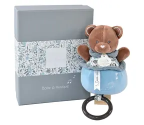 Doudou Zestaw upominkowy - Miś grający melodię 20 cm / od 0 lat