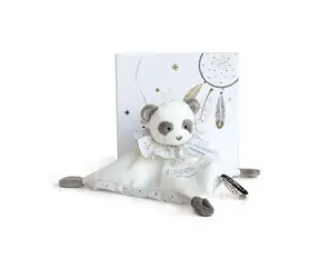 Doudou Zestaw upominkowy - pluszowa zabawka Panda 20 cm / od 0 lat