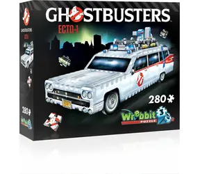 WREBBIT puzzle 3D Auto Ghostbusters ECTO-1 / 280 elementów / od 12 lat 