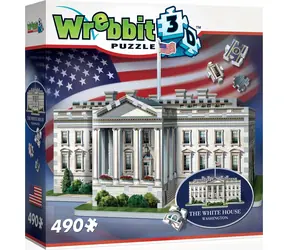 Puzzle 3D WREBBIT Biały Dom Waszyngton / 490 elementów / od 14 lat 