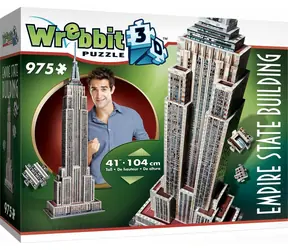 Puzzle 3D WREBBIT Empire State Building / 975 elementów / od 14 lat 