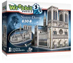 Puzzle 3D WREBBIT Katedra Notre-Dame / 830 elementów / od 14 lat 