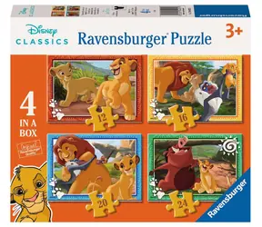 Ravensburger Disney: Król Lew 4 w 1 / od 3 lat