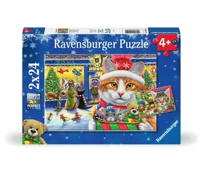 Kocięta świąteczne Ravensburger / 2x24 sztuki / od 4 lat 