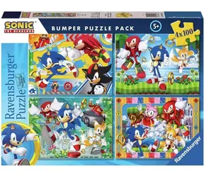 Ravensburger Sonic the Hedgehog / 4x100 sztuk / od 5 lat