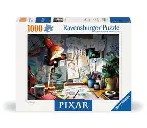 Ravensburger Disney Pixar: Stół artysty / 1000 sztuk / od 14 lat