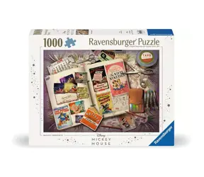 Ravensburger Disney: Myszka Miki w latach 1940 / 1000 sztuk / od 14 lat 