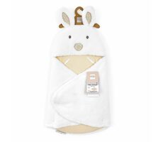Doudou Pluszowy kocyk z kapturem Happy Wild 70 cm / od 0 lat