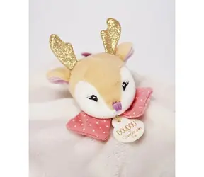 Doudou Pluszowa mini mysz zabawkowa 20 cm jeleń / od 0 lat