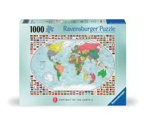 Mapa Świata Ravensburger / 1000 sztuk / od 14 lat