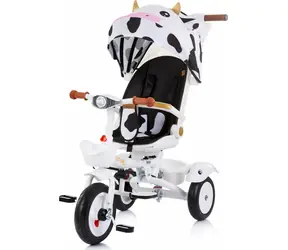 Rowerek trójkołowy CHIPOLINO z baldachimem Futuro 2w1 Krowa / od 1,5 roku / do 25 kg