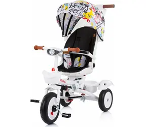 Rowerek trójkołowy CHIPOLINO z baldachimem Futuro 2w1 Graffiti / od 1,5 roku / do 25 kg