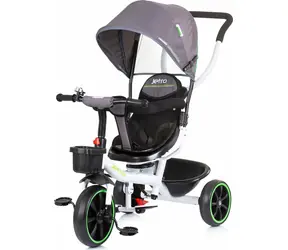Rowerek trójkołowy CHIPOLINO z baldachimem Jetro 2w1 Lodowiec / od 1,5 roku / do 25 kg