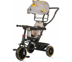 Rowerek trójkołowy CHIPOLINO z baldachimem Pulse 2w1 Tiger / od 1,5 roku / do 25 kg