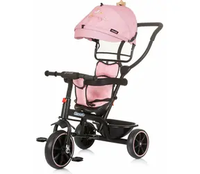 Rowerek trójkołowy CHIPOLINO z baldachimem Pulse 2w1 Princess / od 1,5 roku / do 25 kg