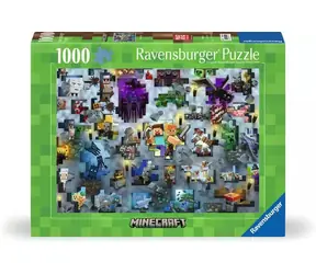 Puzzle Ravensburger Challenge: Minecraft / 1000 elementów / od 14 lat
