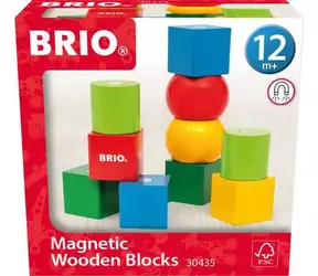Brio Magnetyczne klocki drewniane / od 1 roku