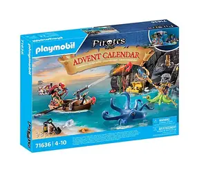 Playmobil® Piraci 71636 Kalendarz adwentowy Piraci / Ilość elementów: 98 / od 4 lat
