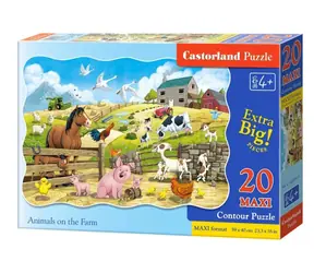 Zwierzęta hodowlane Castorland MAXI / 20 sztuk / od 4 lat