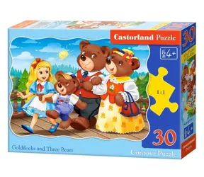 Lalka Castorland i trzy misie / 30 sztuk / od 4 lat
