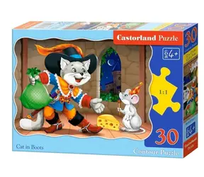 Kot w butach Castorland podczas nocnej wyprawy / 30 sztuk / od 4 lat