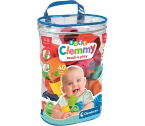 Clementoni Soft Clemmy 40 kostek w woreczku foliowym / od 6 miesięcy