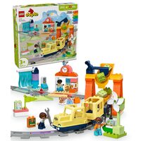 LEGO® DUPLO® Town 10428 Duży interaktywny pociąg społecznościowy / Liczba elementów: 103 / od 3 lat
