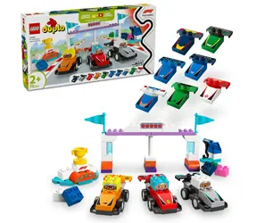 LEGO® DUPLO® 10445 Samochody wyścigowe F1® i kierowcy / Liczba elementów: 70 / od 2 lat