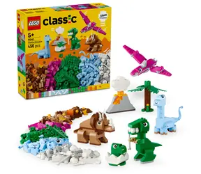 LEGO® Classic 11041 Kreatywne dinozaury / Liczba elementów: 450 / od 5 lat