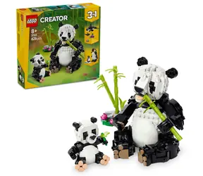 LEGO® Creator 3 w 1 31165 Dzikie zwierzęta: Rodzina pand / Liczba elementów: 626 / od 8 lat