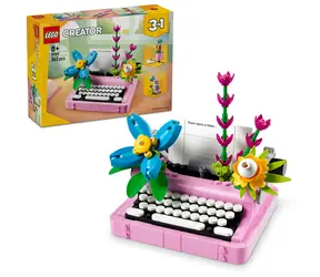 LEGO® Creator 3 w 1 31169 Maszyna do pisania z kwiatami / Liczba elementów: 363 / od 8 lat